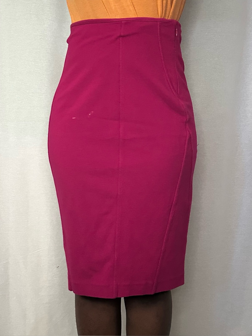 Express magenta pencil skirt